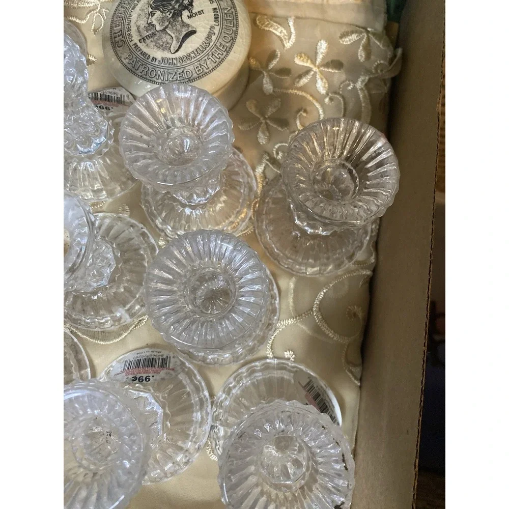 Fine ‎ Dual-Sided Candle Holders – HEAVY & Reversible Lot Of 12